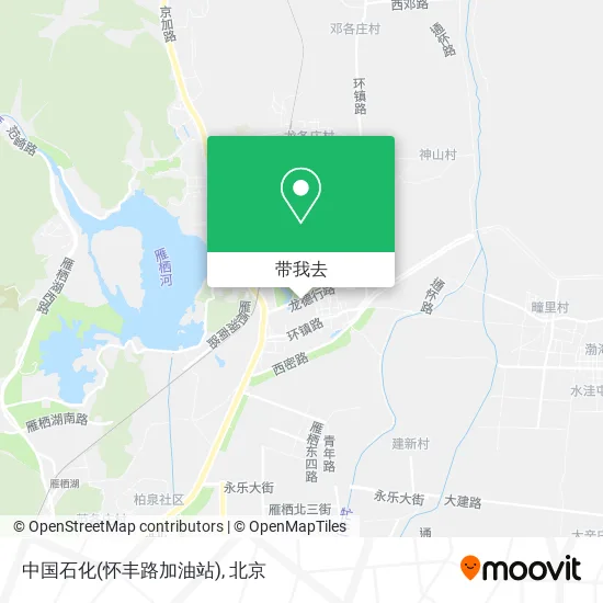 中国石化(怀丰路加油站)地图