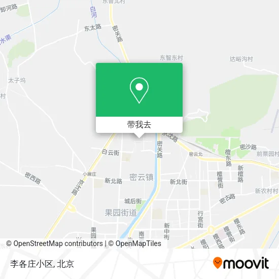 李各庄小区地图