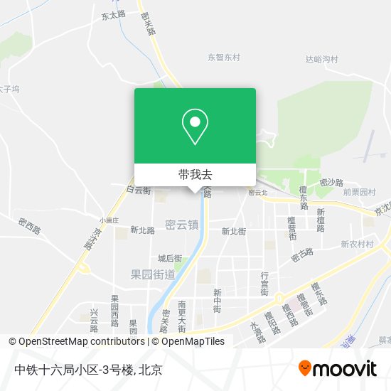 中铁十六局小区-3号楼地图