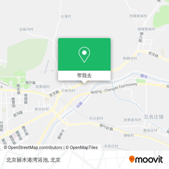 北京丽水港湾浴池地图
