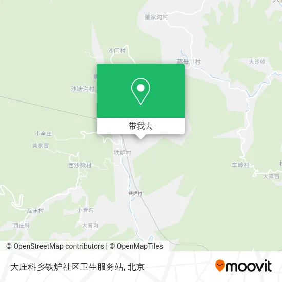大庄科乡铁炉社区卫生服务站地图