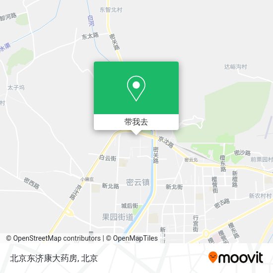 北京东济康大药房地图