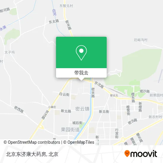 北京东济康大药房地图