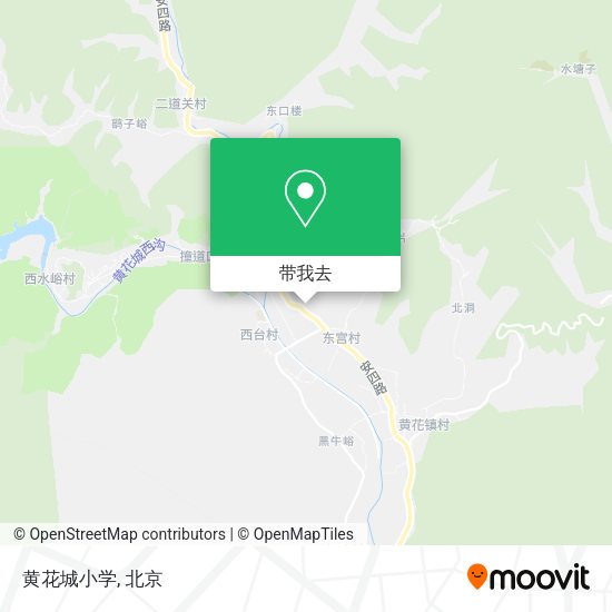 黄花城小学地图