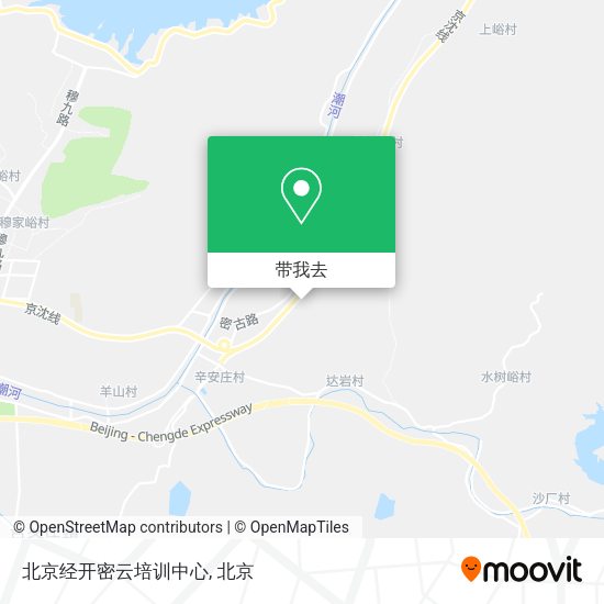 北京经开密云培训中心地图