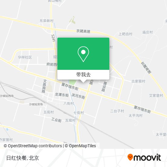 日红快餐地图