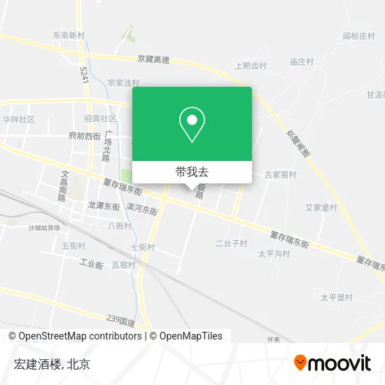 宏建酒楼地图