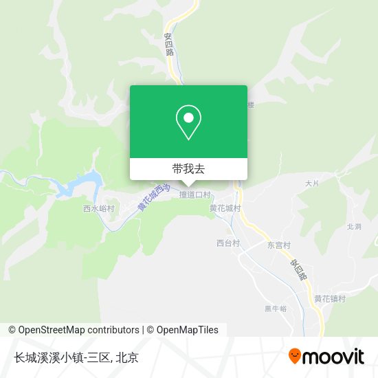 长城溪溪小镇-三区地图