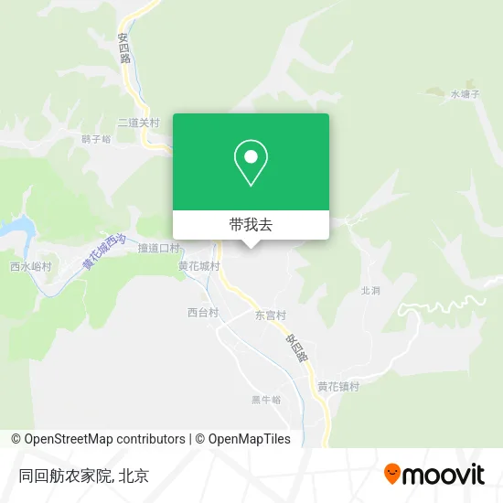 同回舫农家院地图