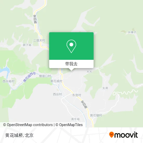 黄花城桥地图