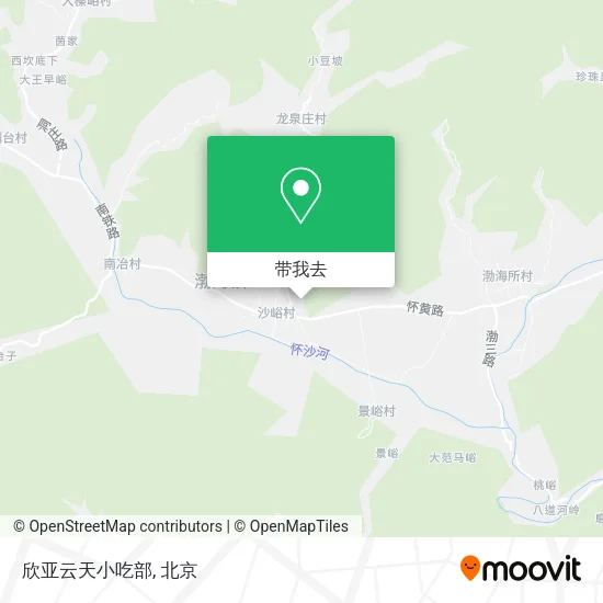 欣亚云天小吃部地图