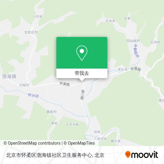 北京市怀柔区渤海镇社区卫生服务中心地图