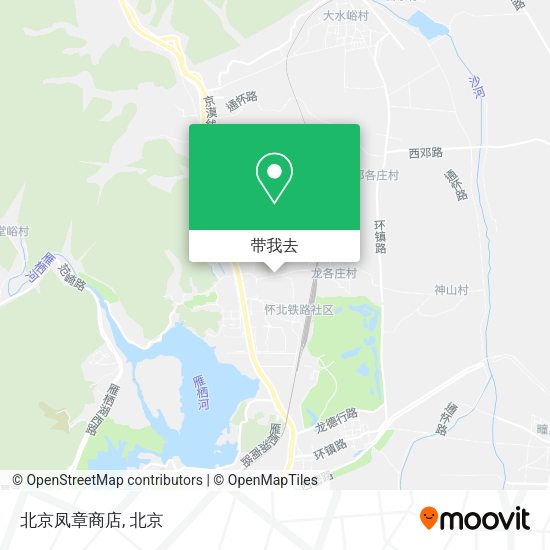 北京凤章商店地图