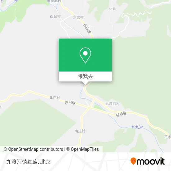 九渡河镇红庙地图