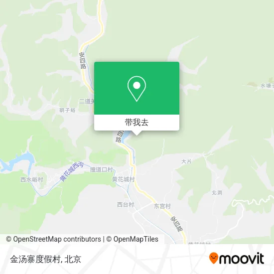 金汤寨度假村地图