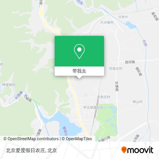 北京爱度假日农庄地图