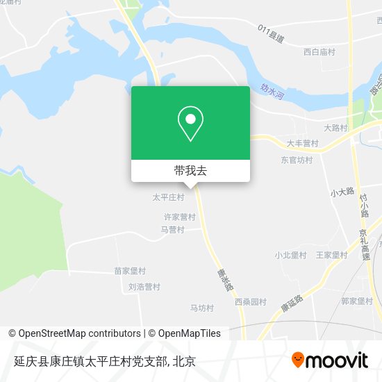 延庆县康庄镇太平庄村党支部地图