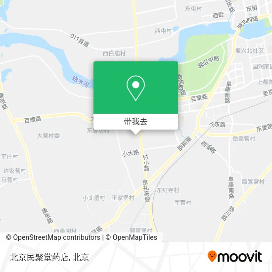 北京民聚堂药店地图