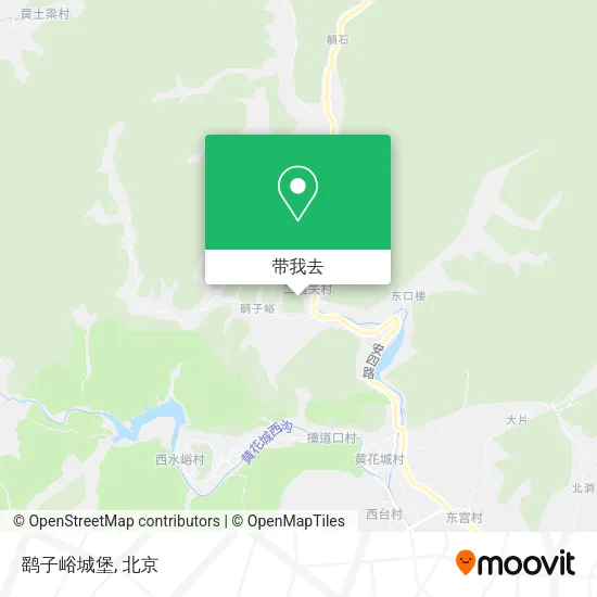 鹞子峪城堡地图