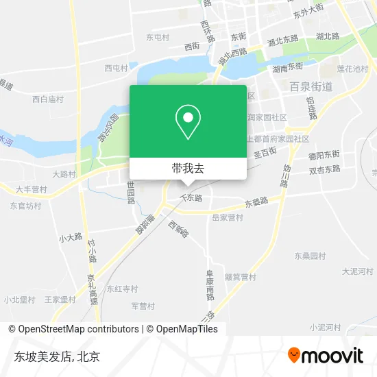 东坡美发店地图