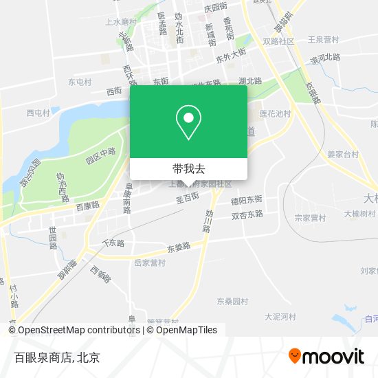 百眼泉商店地图