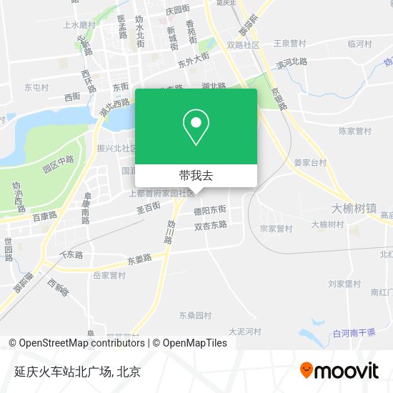 延庆火车站北广场地图