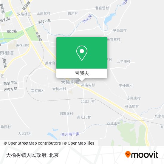 大榆树镇人民政府地图