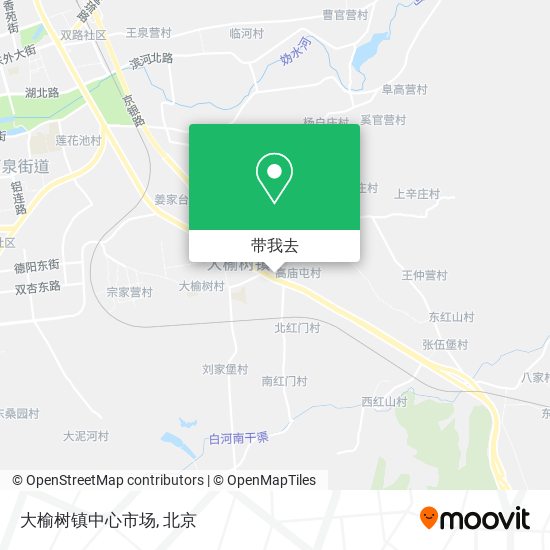 大榆树镇中心市场地图