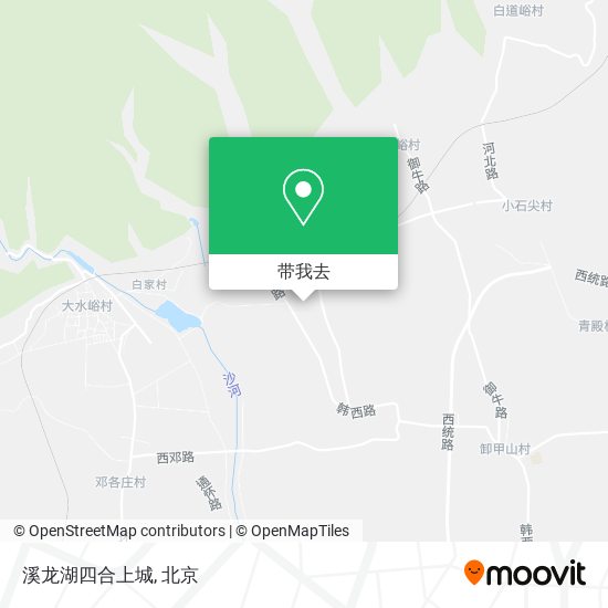 溪龙湖四合上城地图