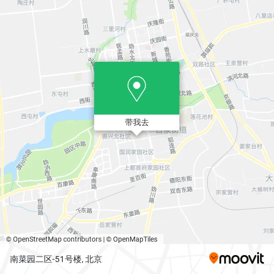 南菜园二区-51号楼地图