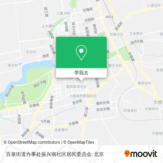 百泉街道办事处振兴南社区居民委员会地图