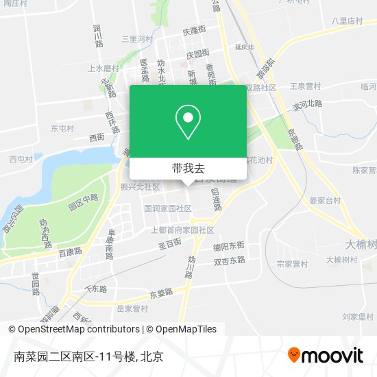 南菜园二区南区-11号楼地图