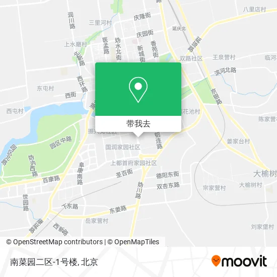 南菜园二区-1号楼地图