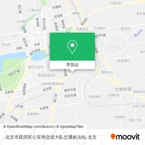 北京市延庆区公安局交巡大队交通执法站地图