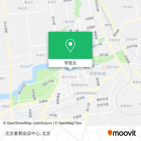 北京夏都会议中心地图