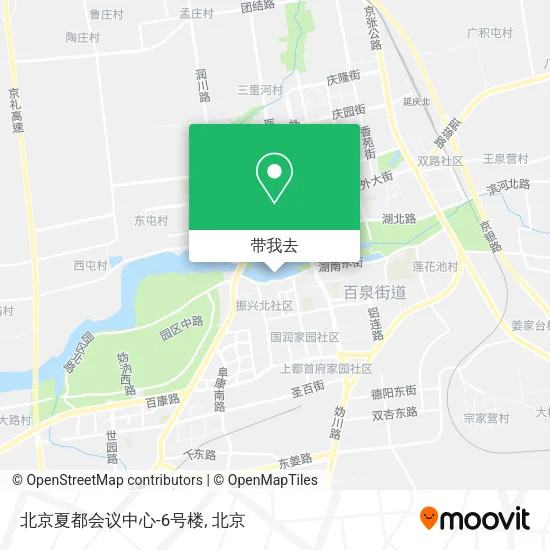 北京夏都会议中心-6号楼地图