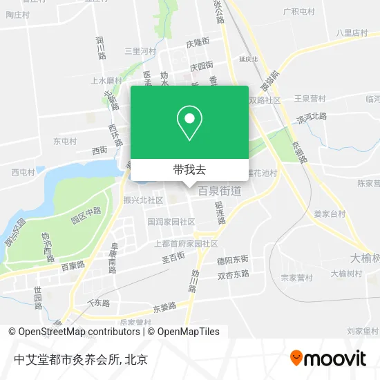 中艾堂都市灸养会所地图