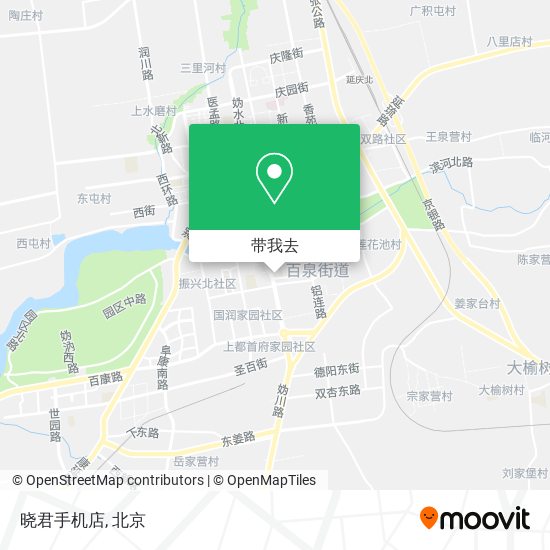 晓君手机店地图