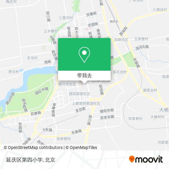 延庆区第四小学地图