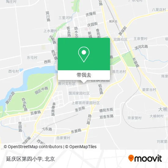 延庆区第四小学地图