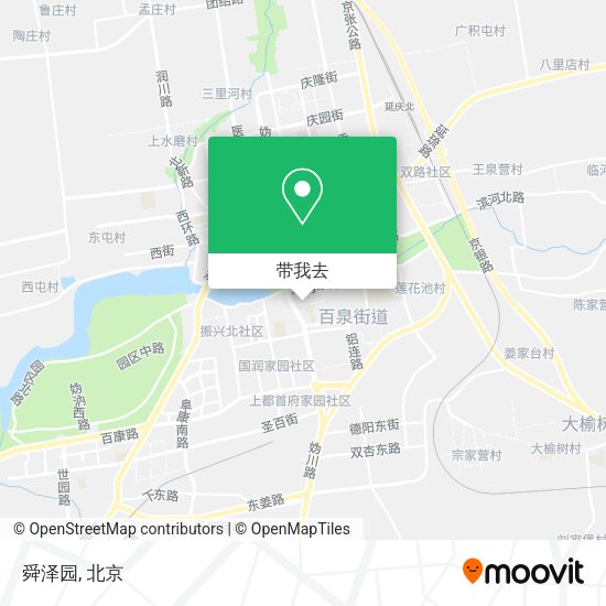 舜泽园地图