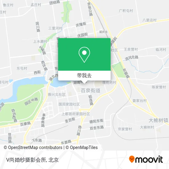 V尚婚纱摄影会所地图