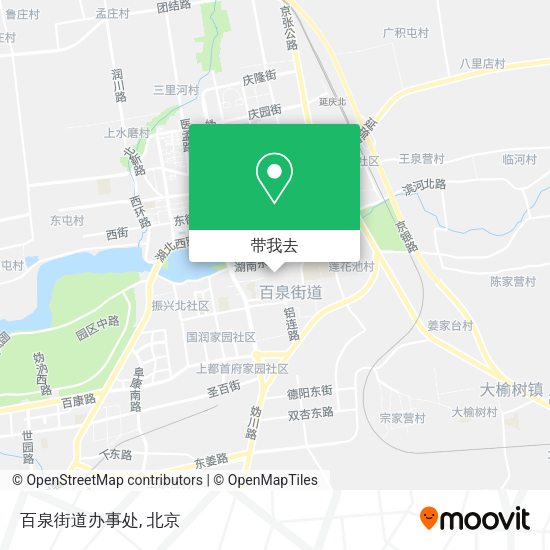 百泉街道办事处地图