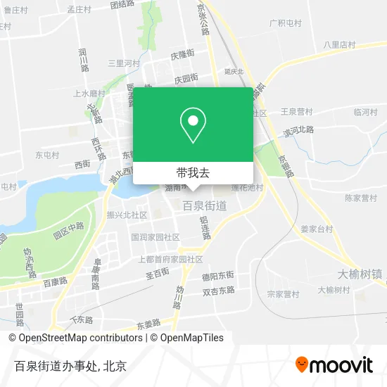 百泉街道办事处地图