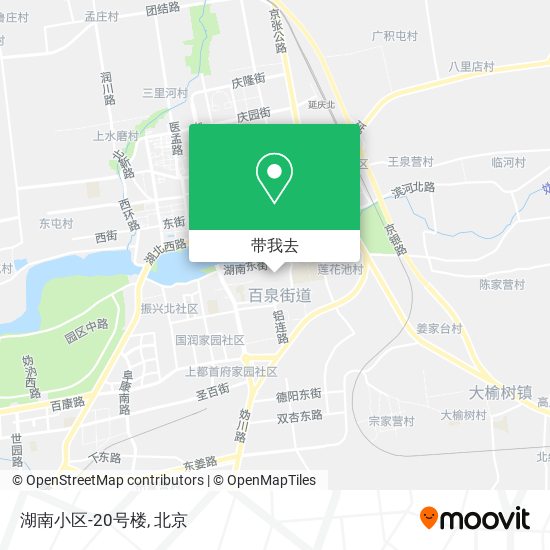 湖南小区-20号楼地图