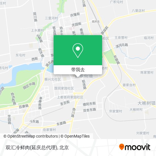 双汇冷鲜肉(延庆总代理)地图