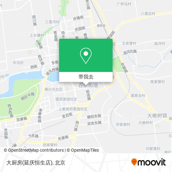大厨房(延庆恒生店)地图