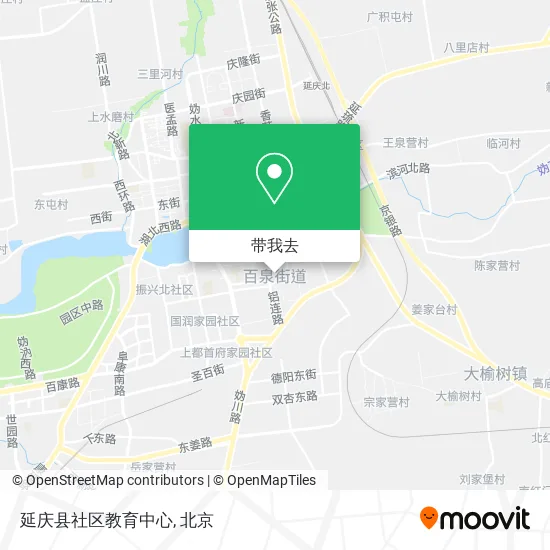 延庆县社区教育中心地图