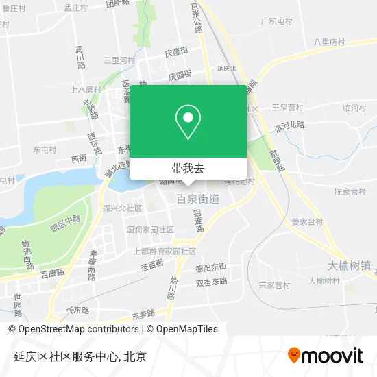 延庆区社区服务中心地图