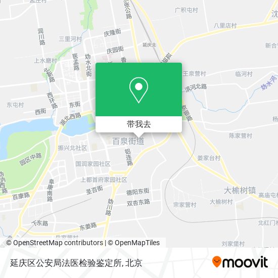 延庆区公安局法医检验鉴定所地图